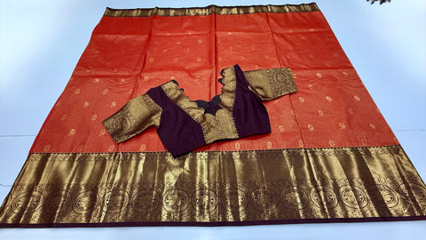 Premium Semi Gadwal silk saree
