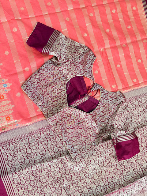 Semi Katan silk saree