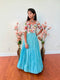 Teens 10-15 yrs - Trendy Tissue Long Gown