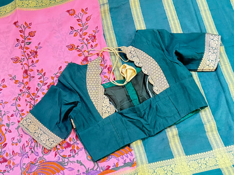 Dola Silk Kalamkari Saree