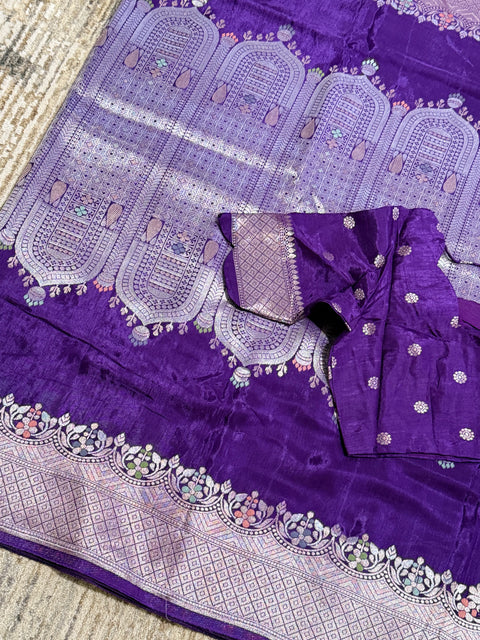 Premium Banaras Mushru Silk Saree