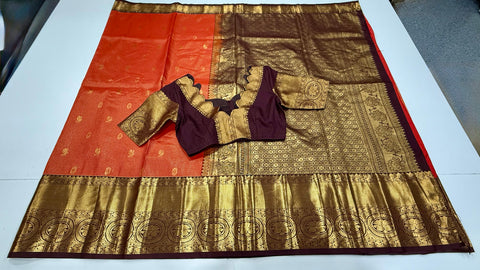 Premium Semi Gadwal silk saree
