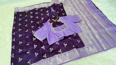Green Mango Pattu Silk Saree