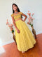 9-10 yrs - Trendy Tissue Long Gown