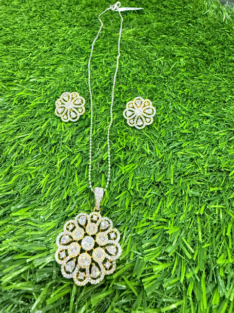 CZ Necklace Set