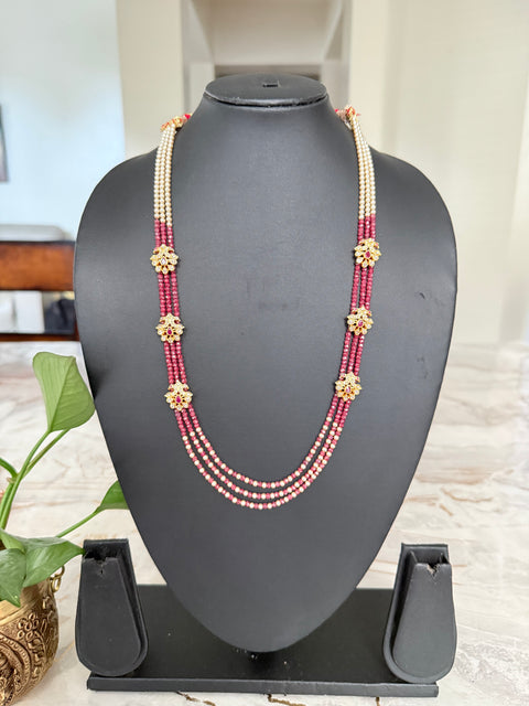 Pure 925 Silver CZ Beads Necklace
