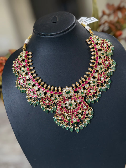 Pachi Kundan Jadau Necklace