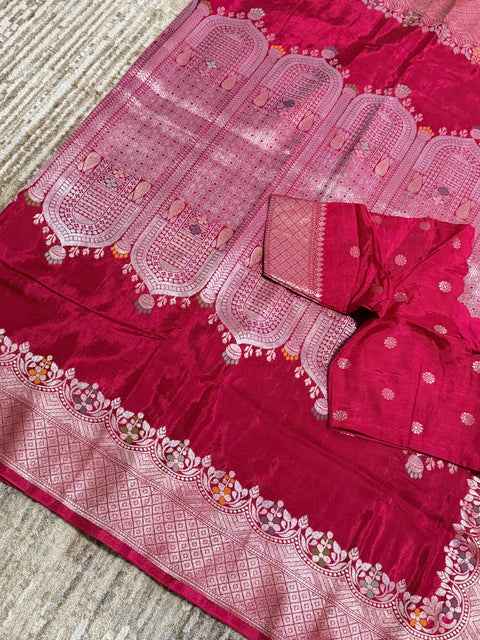 Premium Banaras Mushru Silk Saree