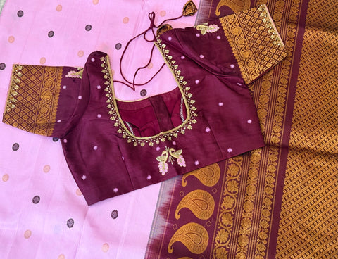 Pure Handloom Gadwal Pattu Saree