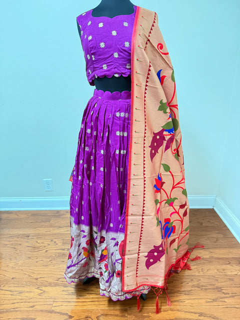 Women Large - Banaras Paithani Lehanga Set