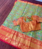 Semi Kanchipattu Meenakari Tissue Saree