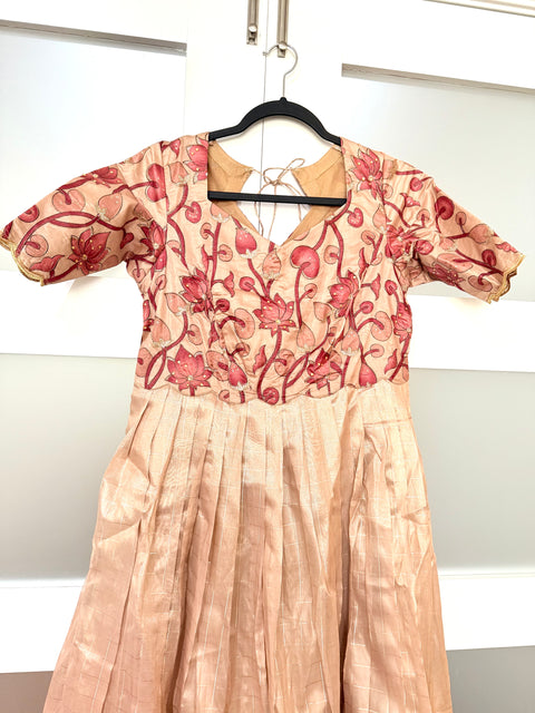 Trendy Organza Tissue Silk Long Gown