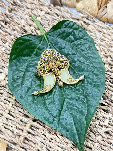 Pure 925 Silver CZ Puligoru Pendant