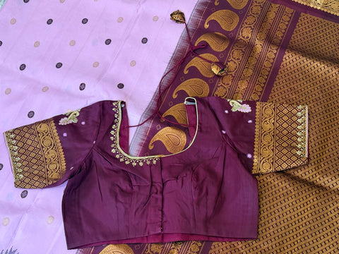 Pure Handloom Gadwal Pattu Saree