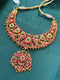 Pure 925 Silver Jadau Kundan Necklace