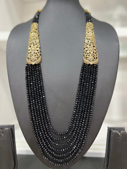 Victorian CZ Multilayer Beaded Necklace