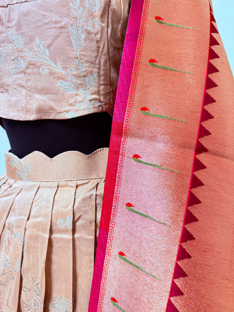 Women XL- Banaras Brocade Lehanga Set