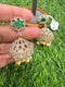 Pure 925 Silver CZ Earrings Set