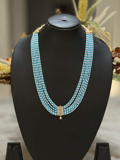 Pure 925 Silver CZ Beads Necklace