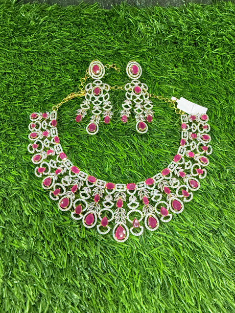 CZ Necklace Set