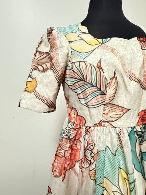 Women  Large - Trendy Soft Organza Silk Long Gown