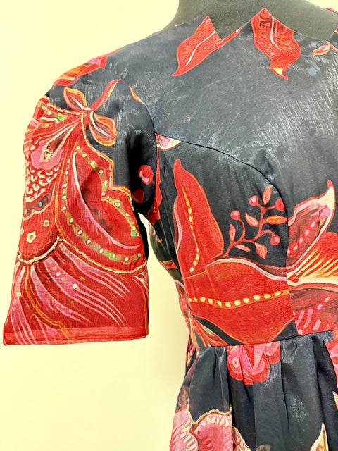 Women  Large - Trendy Soft Organza Silk Long Gown