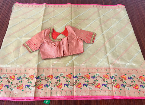 Tissue Kota silk saree