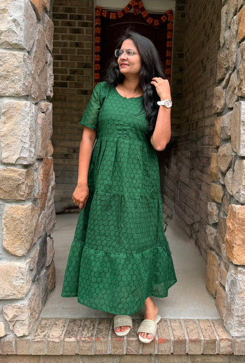 Cotton Hakoba Frock Dress