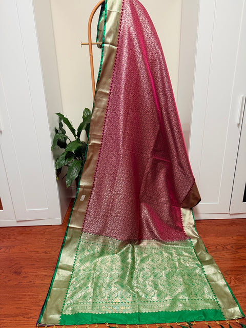 2 for $100 - Semi Kanchi Tissue silk Saree