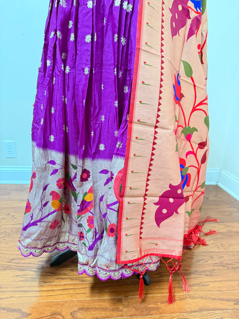 Women Large - Banaras Paithani Lehanga Set