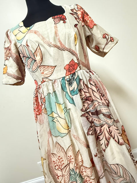 Women  Large - Trendy Soft Organza Silk Long Gown