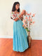 Teens 10-15 yrs - Trendy Tissue Long Gown