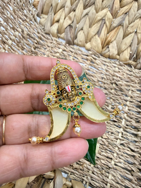 Pure 925 Silver CZ Puligoru Pendant