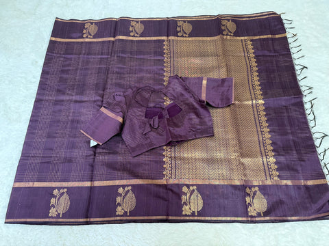 Pure Jute Pattu Saree