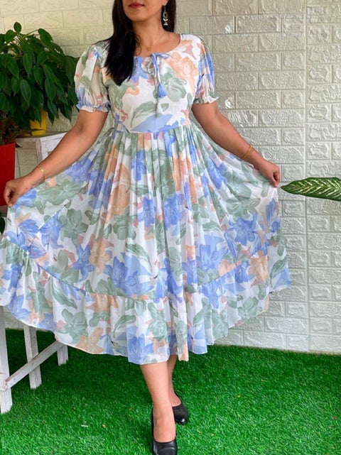 Georgette Frock Dress