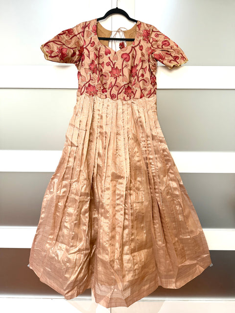 Trendy Organza Tissue Silk Long Gown