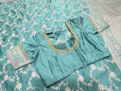 Banaras Mushru Silk Saree