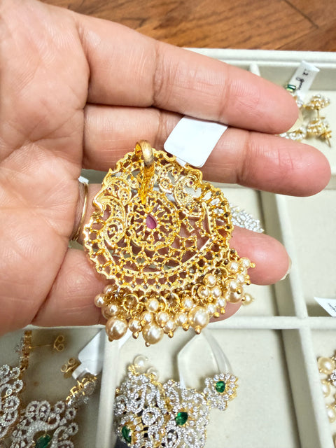 Pure 925 Silver Diamond Look CZ Pendant