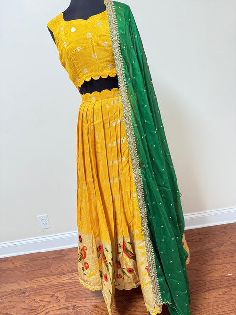 Women Large - Banaras Paithani Lehanga Set
