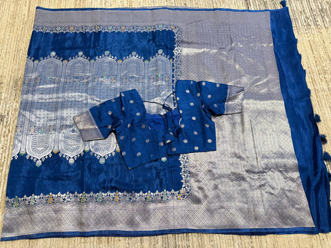 Premium Banaras Mushru Silk Saree