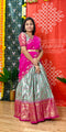 Teen/Adult Medium - Semi Kanchipattu Brocade Lehanga Set