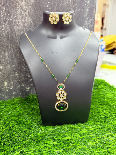 CZ Necklace Set