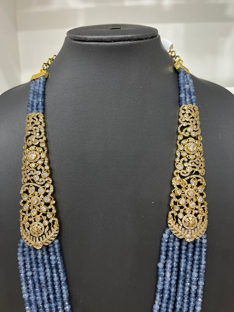 Victorian CZ Multilayer Beaded Necklace