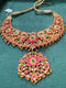 Pure 925 Silver Jadau Kundan Necklace