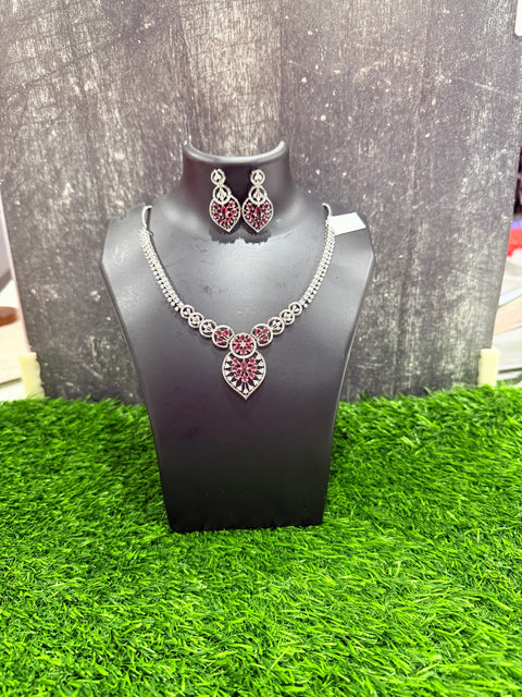 CZ Necklace Set