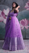 Organza Gown with Dupatta