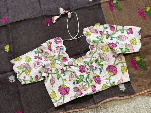 Pure Tissue Linen Saree