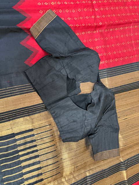 Pure Jute Pattu Saree