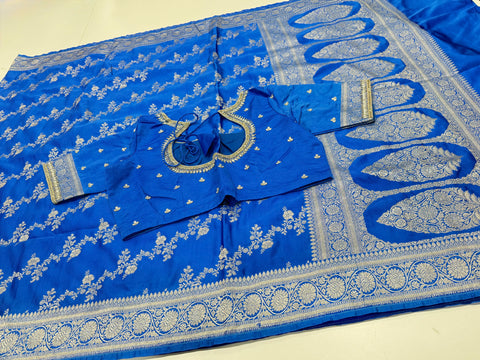 Banaras Mushru Silk Saree