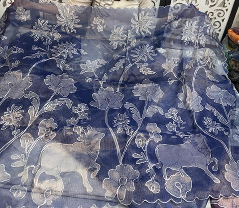 2 for $100 - Crush Tissue Saree